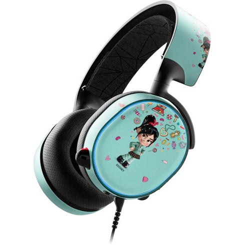 Disney Wreck-it Ralph Vanellope Sugar Icons SteelSeries Arctis 3 Skin
